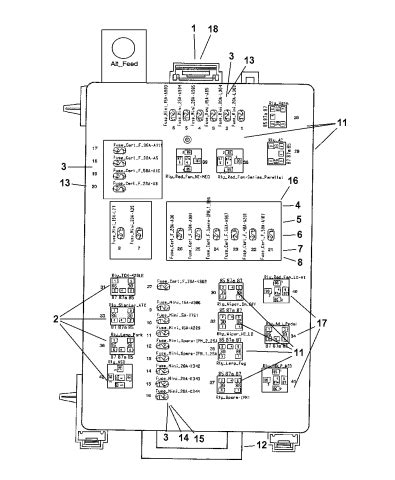 Relays & Fuses Under Hood 